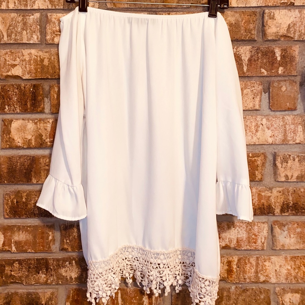 Off the shoulder blouse